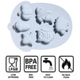 thumbnail image 3 of Molde para hornear de cocina - 6 moldes de silicona de dibujos animados para hornear, moldes para pasteles, pudines, moldes para jabón hechos a mano con tema de cosecha de otoño de bellotas, 3 of 5