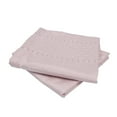 thumbnail image 2 of Home Soft Things Marquesa Dots Embroidery Silk Filled Throw Pillow Cover 2 Piece Set - Pink - 18" x 18", 2 of 7