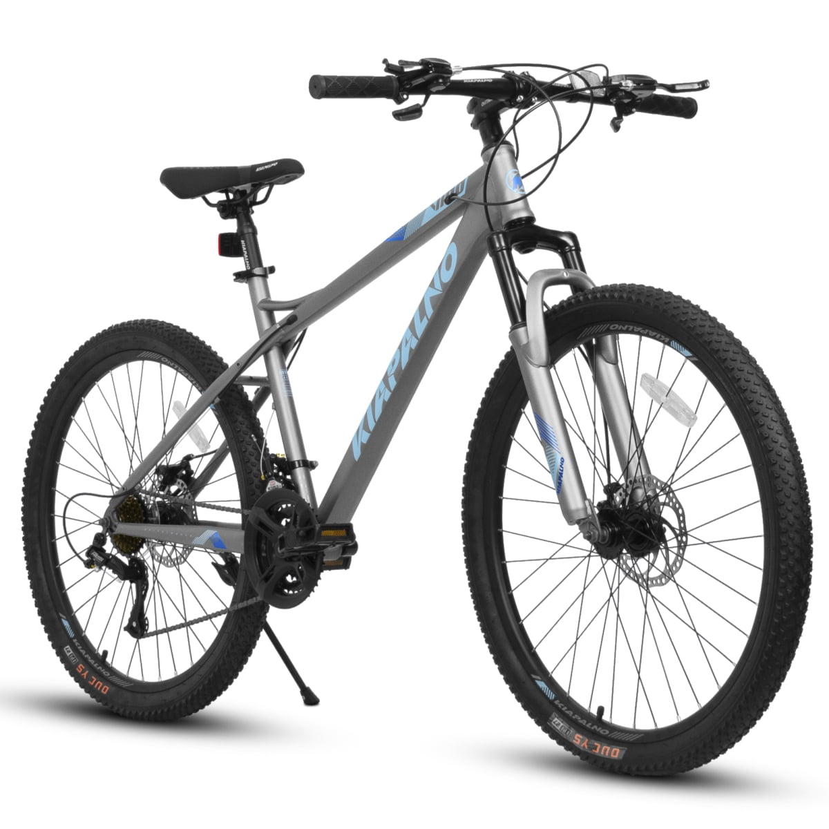 26 Inch Mountain Bike for Adults & Teens, 21-Speed High Carbon Steel Bicycle with Front Suspension, Mechanical Disc Brakes, 26x2.125 Tires, for Commuting, Trail Riding & Outdoor Cycling