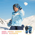 thumbnail image 5 of Guantes de esquí para niños, guantes cálidos para niños, guantes de algodón con dibujos animados y terciopelo cálido Adepaton  CPB-US-XD408-3, 5 of 5