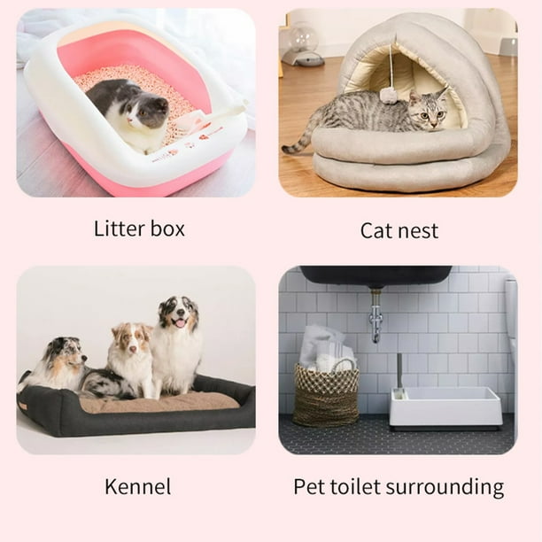 Desodorante Para Arena Para Gatos Caja de arena para gatos de 2600 mAh, eliminador de olores, purificador de olores para mascotas sin polvo para habitación de mascotas Libre de BPA