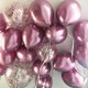 thumbnail image 2 of KIRIKOU 24 piezas juego de bolas de papel multicolor Globo de fiesta de látex de 12 pulgadas para decoración de fiesta, bodas, compromisos, novias, cumpleaños y ducha (rosa), 2 of 2