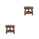 thumbnail image 2 of Speravity Taburetes bajos de madera, banco pequeño, soporte para plantas, soporte para maceta de interior y exterior, estante moderno para Como se muestra 2piezas, 2 of 4