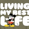 thumbnail image 3 of Mickey & Friends - Living My Best Life - Toddler And Youth Short Sleeve Graphic T-Shirt, 3 of 5