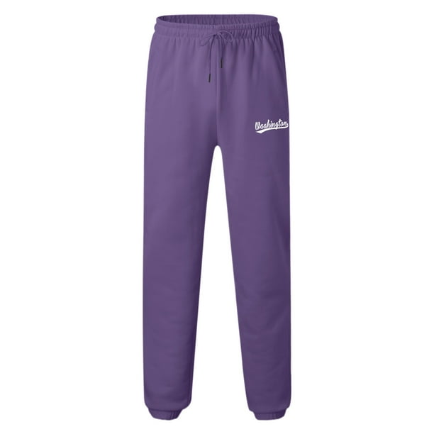 men's open bottom sweatpants with pockets