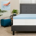 thumbnail image 5 of Flash Furniture Capri Comfortable Sleep 3 inch Cooling Gel Mattress Topper with CertiPUR-US Certified Memory Foam - King, 5 of 13