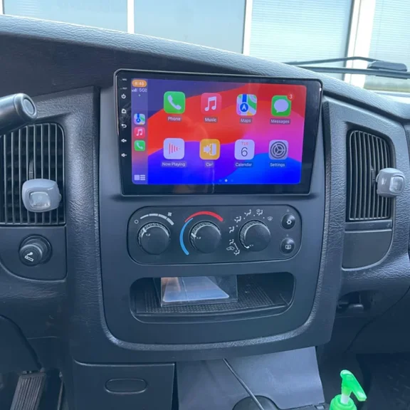 Android 13 Car Stereo for Dodge Ram 1500/2500/3500 2003-2005, 9Inch Touchscreen, Built-in Wireless CarPlay & Android Auto, GPS, 2GB 32GB, AHD Camera