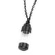 thumbnail image 5 of Collar con colgante de cremación de moda con ceniza de de joyería de cuerpo transparente Negro Yinane collar de cadena, 5 of 7
