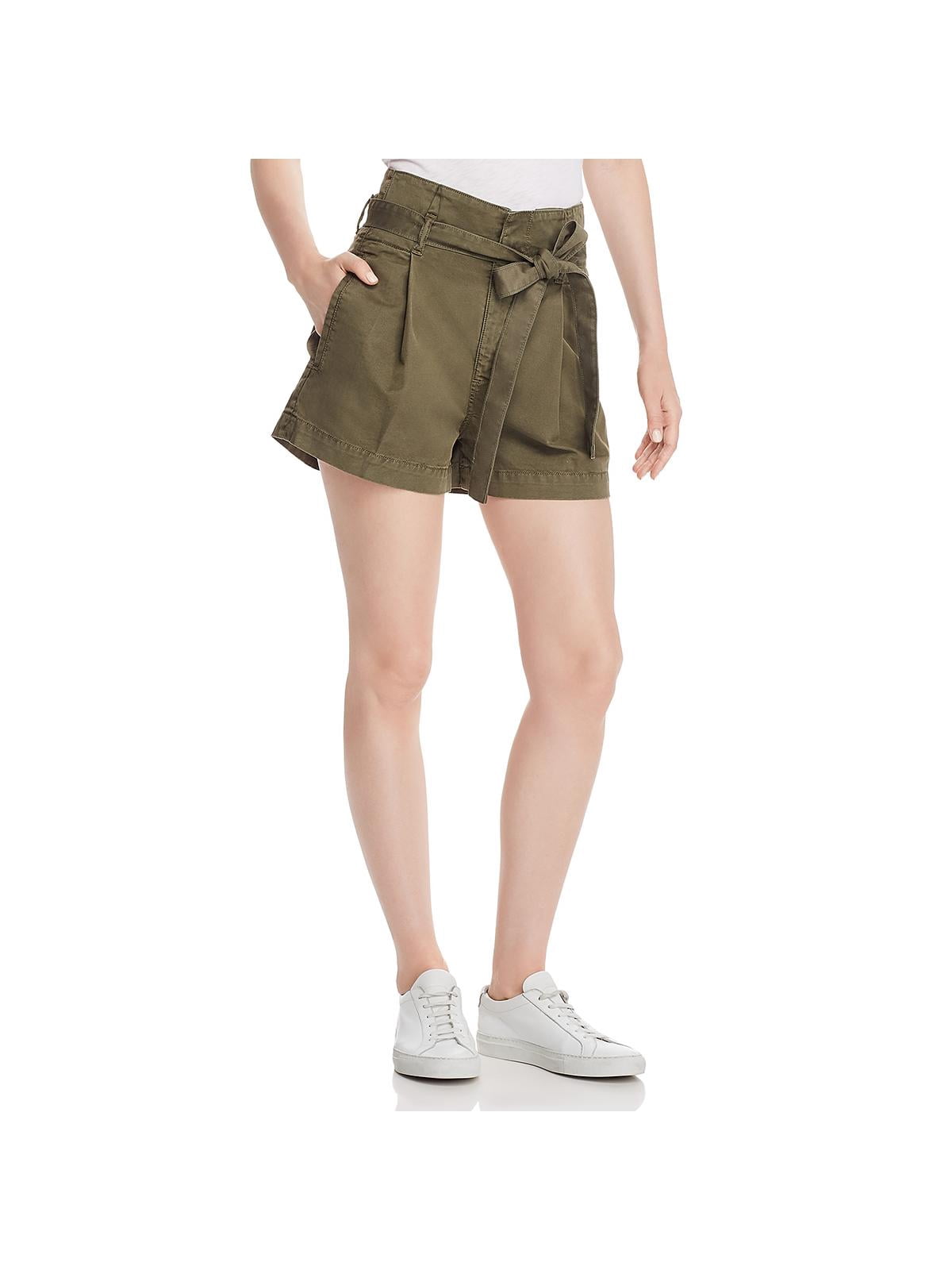 DL1961 Womens Camile Belt Solid Shorts 