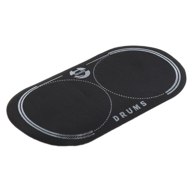 Bombo doble Yuyangstore accesorio de almohadilla de patada 12.8x6.5cm Parche de doble bombo