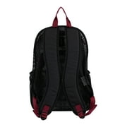 Eastsport Unisex Magna Pro Mesh 17 Backpack, Black/Tibetan Red