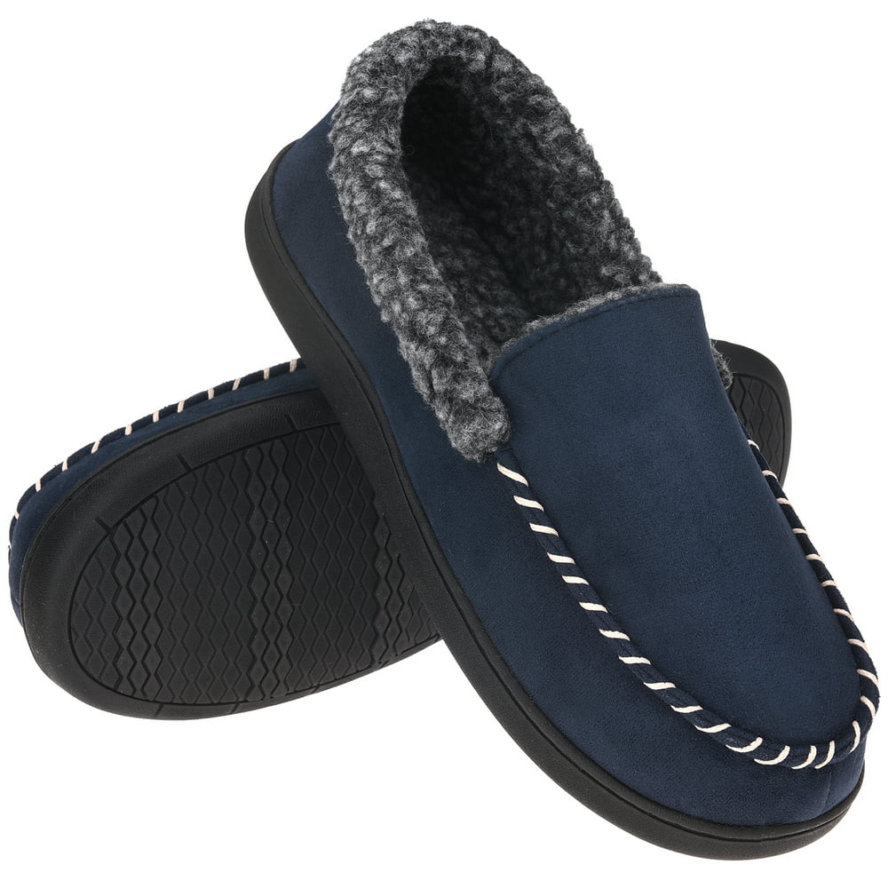 mens fuzzy house shoes