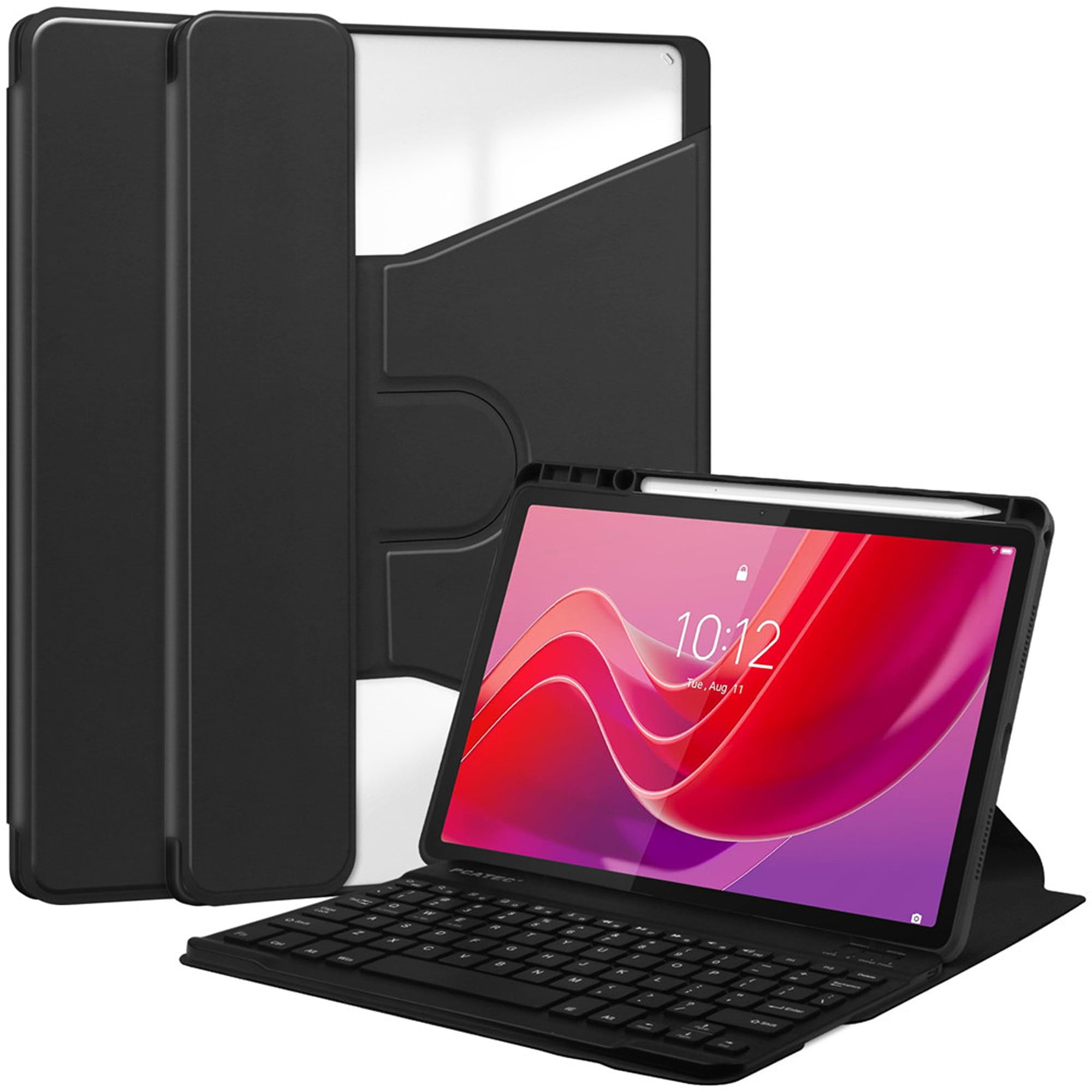 Xyhop Case for Lenovo Idea Tab /Tab K11 Gen 2 11" 2025,360°Rotating Acrylic Cover , with Keyboard and Pen Holder