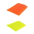 thumbnail image 1 of 144 Uds. Fundas Para Radios De Llanta De Motocicleta, Cubierta Naranja + Amarillo Claro, 1 of 8