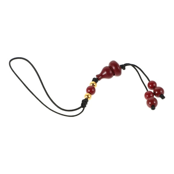 UNOMOR 1Pack Handmade Purse Pendant In Dark Red Purple For Women Bag Charm And Jewelry Charms