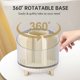 thumbnail image 2 of Makeup Brush Holder Organizer, 360 Rotating Cosmetics Holders Storage Container, Clear Spinning Desktop Makeup Tools Holder for Vanity, Bathroom Count, 2 of 4