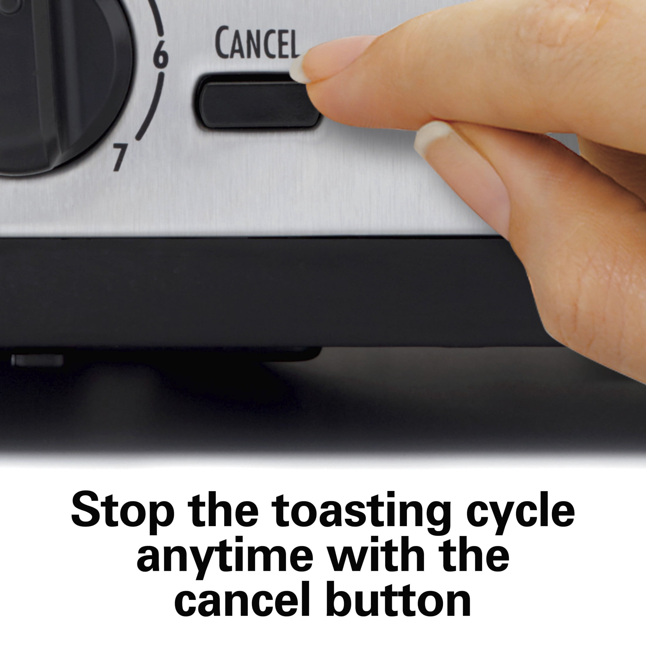 Hamilton Beach 4-Slice Toaster with Extra-Wide Slots, Toast Boost & Removable Crumb Tray, Stainless Steel