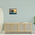 thumbnail image 2 of Stupell Sunset Island Horizon Photography Landscape Photography Black Framed Art Print Wall Art, 2 of 7