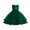 Green, variant on Toddler Girls Dress Solid Color Pearl Net Yarn Bowknot Birthday Party Flowers Gown Kids Dresses
