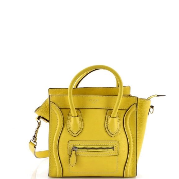 Pre-Owned Luggage Bag Grainy Leather Nano By Rebag