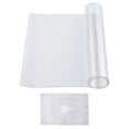 thumbnail image 1 of KFFKFF Clear Plastic Tablecloth, Dimensions 16 x 32 Inch with 1.5 mm Thickness, Rectangular PVC Desk Cover, Water-Resistant and Simple to Clean Desk Mat, Suitable for Office, Dining Room, 1 of 9