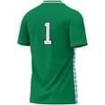 thumbnail image 3 of Youth GameDay Greats #1 Green North Carolina Tar Heels Women's Soccer Lightweight Fashion Goalie Jersey, 3 of 4