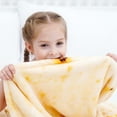 thumbnail image 6 of Tortilla Throw Blanket, Sherpa Burritos Giant Flour Tortilla Throw Blanket, Novelty Tortilla Throw Blanket for Your Family, Soft and Warm Sherpa Taco Blanket. (Beige Sherpa, 80 inches), 6 of 6