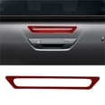 thumbnail image 1 of Real Bright Soft Car Interior Carbon Fiber Sticker DecorationRed Carbon Fiber Interior Rear Tailgate Brake Light Cover For Toyota HiluxAuto Car Protection Interior Accessories, 1 of 8