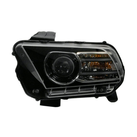 KAI New CAPA Certified Standard Replacement Driver Side Headlight Lens And Housing, Fits 2013-2014 Ford Mustang