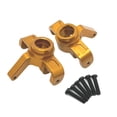 thumbnail image 1 of 2x 1:14 Escala Copa de Dirección Delantera Piezas de Repuesto Accesorio de Coche RC Metal Resistente Dorado, 1 of 9
