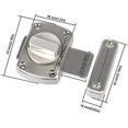 thumbnail image 2 of Pestillo de puerta de aleación de zinc WEIHJMXG con 6 Tornillos para seguridad Hogar Baño Dormitorio, 2 of 5