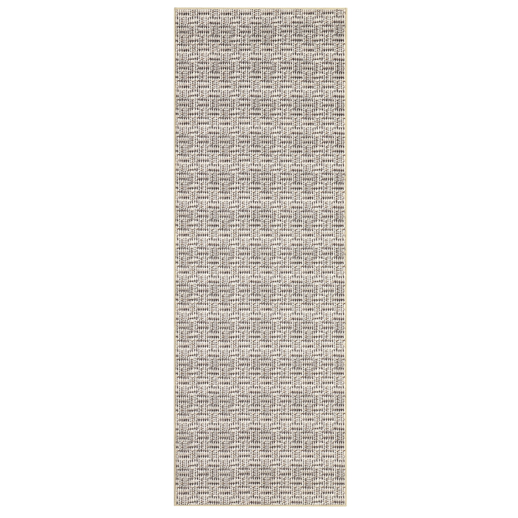 Garvee 2'x6' Kitchen Runner Rug Modern Farmhouse Rug Washable Rug Anti-Slip Bedroom Rugs for Laundry Room, Beige Gray