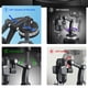 thumbnail image 4 of Injueey Soporte para teléfono móvil para automóvil Soporte universal ajustable para automóvil Soporte flexible Soporte de cuna portátil Electrónica gris negro, 4 of 6