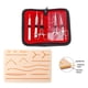 thumbnail image 5 of Vogacara Kit de práctica de sutura médica portátil para entrenamiento profesional Kit de práctica de entrenamiento de sutura Ayudas para vestirse con gancho de botón, 5 of 6