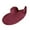 Jujube Red, variant on Women Hat 25cm Wide Brim - Sun Protection & Fashionable Solid Color Beach Hat - Summer Accessory
