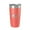 Coral, variant on Heritage Lake Map Tumbler Travel Mug Insulated Laser Engraved Coffee Cup Illinois 20 oz Teal