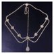 thumbnail image 1 of Diadema de cabeza de gota de agua con diamantes de imitación, diadema de cabeza de mujer compatible con cristal, diadema de cabeza para boda, diadema de pelo nupcial compatible con joyería de pelo par Afortunado Sencillez, 1 of 4