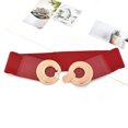 thumbnail image 4 of Belt Women Stretchy Belt for Dresses Vintage Elastic Wide Waist Belt, 4 of 4