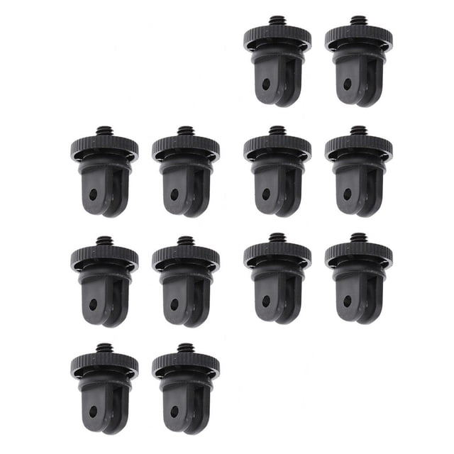 Adaptador De Tornillo De 12 Piezas Para Con Tornillo (1/4-pulgadas 20) Para Apuntar Y Disparar La Cámara Soledad Adaptador de montaje con trípode