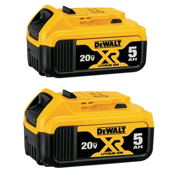 DEWALT 20V MAX XR 20V Battery, 5.0-Ah, 2-Pack (DCB205-2)