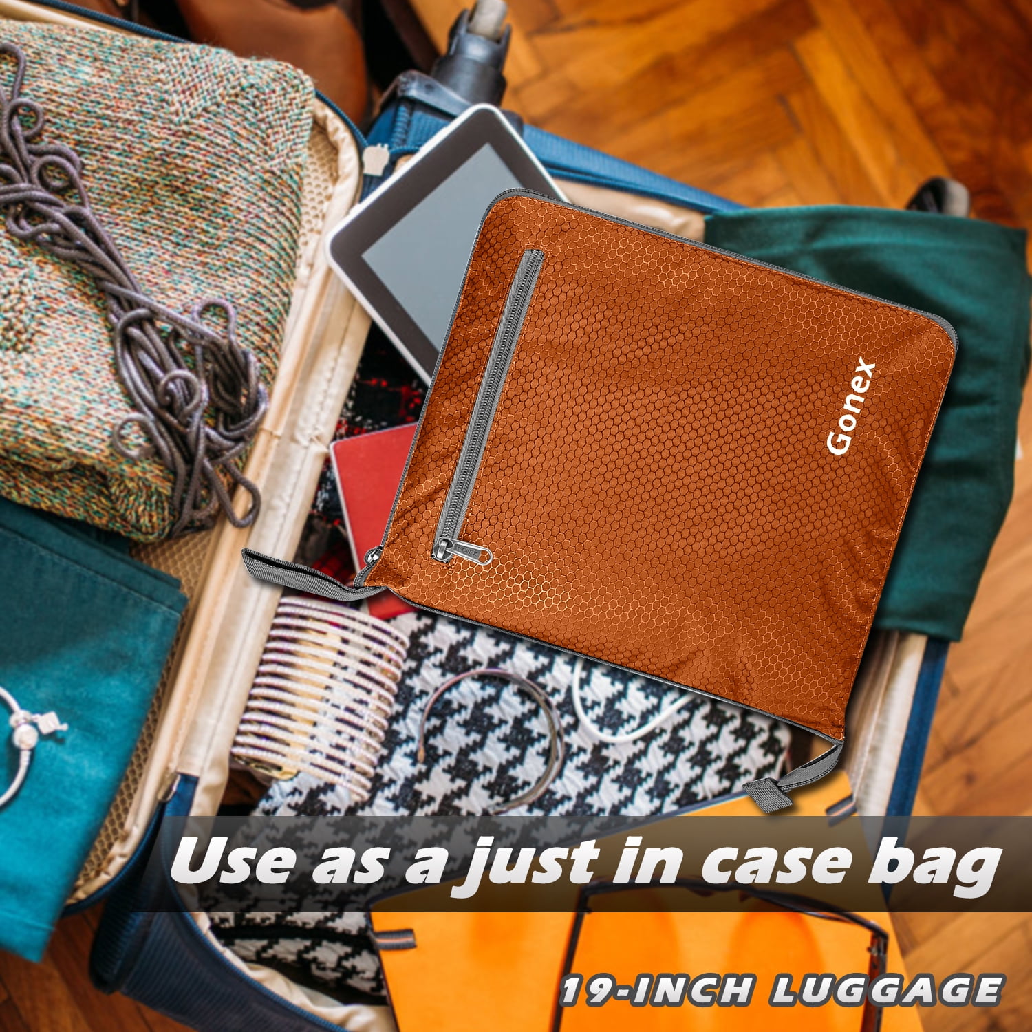 gonex 40l packable travel duffle bag