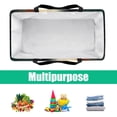 thumbnail image 5 of Snowman Large Foldable Oxford Cloth Toy Basket - Beach Bag, Shopping Bags, Laundry Basket, 5 of 7