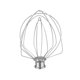 thumbnail image 1 of EeaseMX Batidora eléctrica para huevos, espumadora, batidora, herramienta de cocina, agitador de acero inoxidable, compatible con batidor de 6 alambres KN256WW, 5/6 cuartos, color plateado, 1 of 7