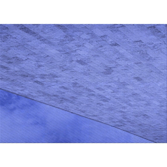 Ahgly Company Indoor Rectangle Patterned Sky Blue Dress Blue Area Rugs, 4' x 6'