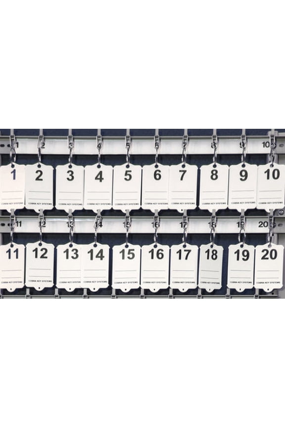 240 Number Tags for Key Boards
