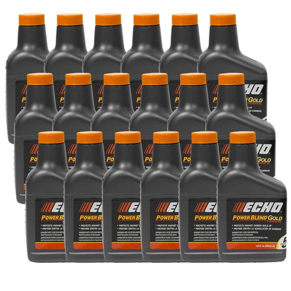Aceite de 2 ciclos ECHO Power Blend, 24 unidades, botellas de 12,8 oz para 19 litros