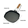 thumbnail image 5 of Large 9.5Inch Nonstick Frying Pan With Heat Resistant Handle Grilling Skillets Suitable For Home And Outdoor Cooking, 5 of 12
