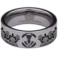 thumbnail image 2 of Thistle Tungsten Carbide Ring, 2 of 9