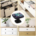 thumbnail image 7 of 4 Pcs Cabinet Handle Drawer Pulls Wolf Knobs with Screws Square Furniture Office Cabinet Knob Decoration, 7 of 7