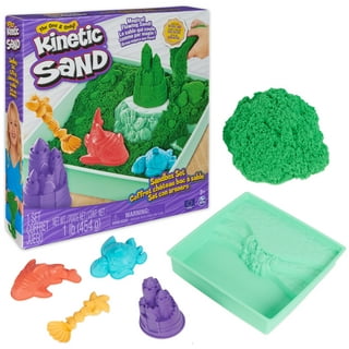 Premium Photo  Multi-colored polymer kinetic sand next to different sand  molds.